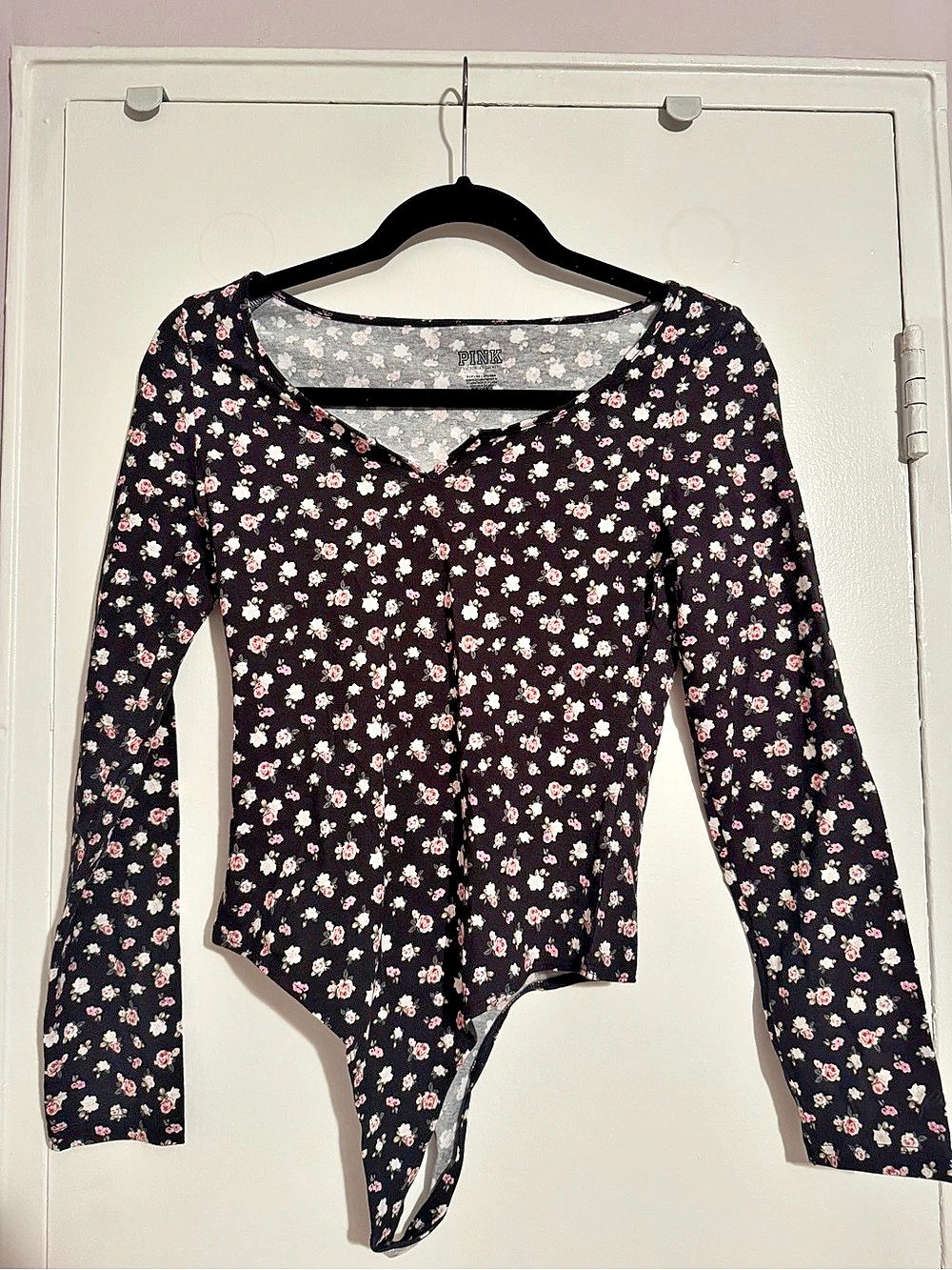 PINK Victoria's Secret Long Sleeve Bodysuit x3